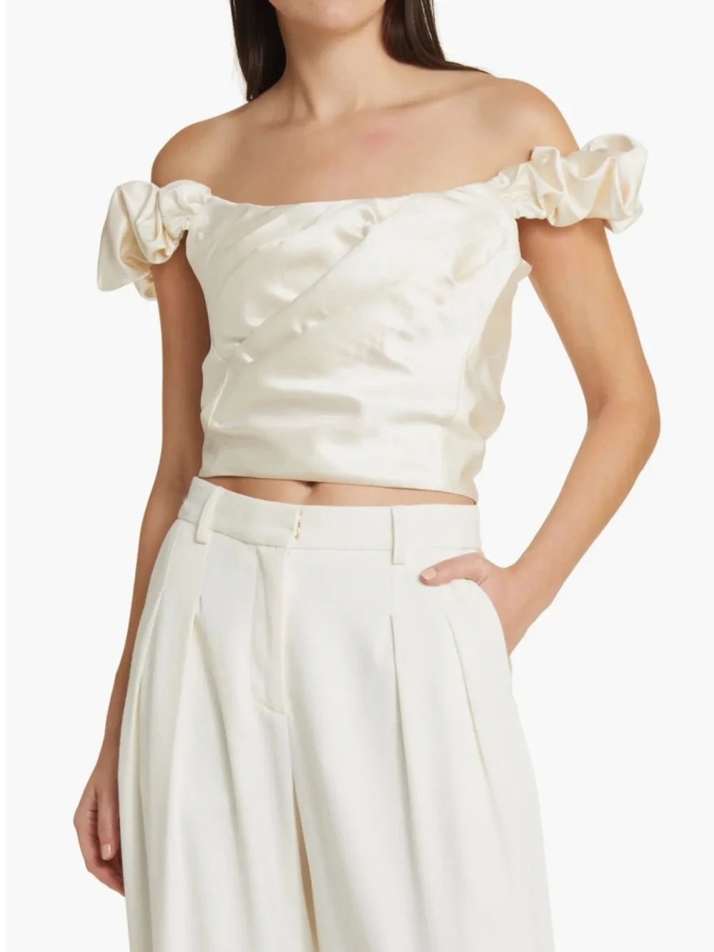 LoveShackFancy off shoulder